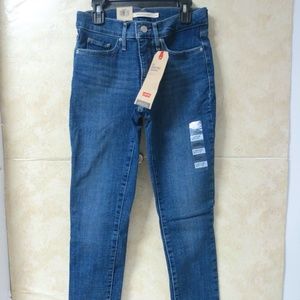 Levi Strauss women's 311 Shaping Skinny Jeans color "Lapis Gallop" 0 Medium